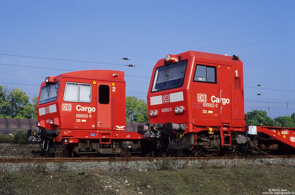 Cargosprinter der Baureihe 690 und Baureihe 691 abgestellt im Bw Osnabrück