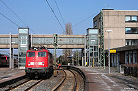 Emslandstrecke, 110 489 mit RE14149 Emden - Rheine in Emden Hbf