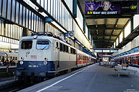 139 285, ehemals 110 285, mit RB19213 nach Geislingen in Stuttgart Hbf