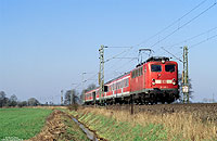 141 400 vom Bw Braunschweig mit der RB24711 Twistringen – Rothenburg nahe Ottersberg  