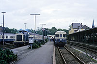 Bahnhof Wilhelmshaven Hbf mit 624 647 und 211 064