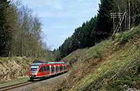 644 058 auf der Oberbergischen Bahn zwischen Marienheide und Kotthausen 