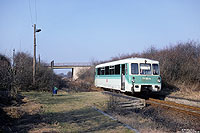 771 051 als RB8609 Osterwiek West - Heudeber Danstedt am Haltepunkt Langeln