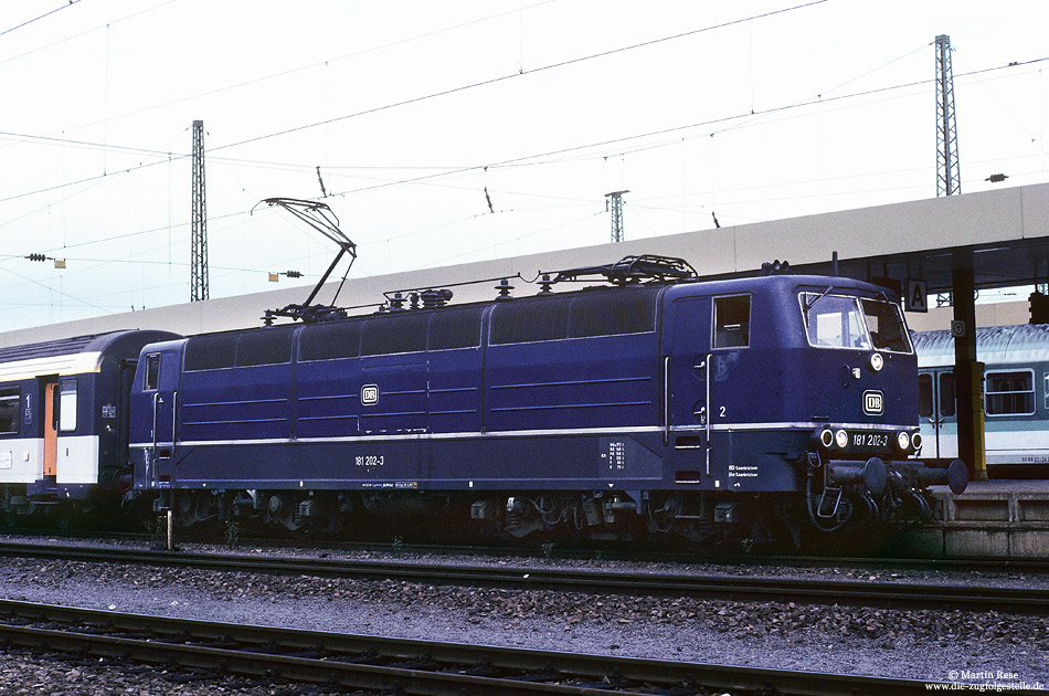 181 202 in Bahnhof Saarbrücken Hbf