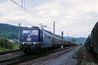 181001 in blau im Bahnhof Ehrang Gbf