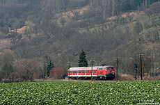 Am 24.3.2010 war die 218 151 im Einsatz, mit der RB12717 bei Bad Bodendorf  24.3.2010