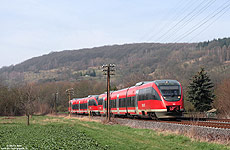 643 011 und 643 009 als RB12179 unterwegs bei Bad Bodendorf.
