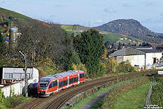Als RB12726 nach Dernau passiert der 643 025 das östliche Einfahrsignal des Bahnhofs Ahrweiler.