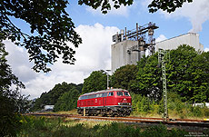 218 387 der Kurhessenbahn im Bahnhof Messinghausen auf der Diemeltalbahn