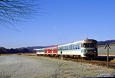 624 505, ehemals VT23 505, am Haltepunkt Küntrop als RB12490 Neuenrade - Unna