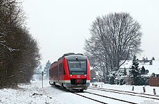 648 108 im Winter als RB39137 nach Neuenrade bei Bösperde