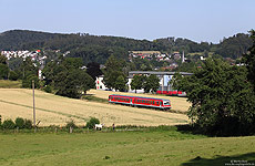 Baureihe 628 auf der Hönnetalbahn bei Balve