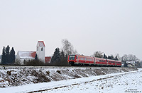 Am 27.1.2010 bildeten der 611 018 und 006 den IRE3108 nach Basel, fotografiert kurz hinter Oberzell.