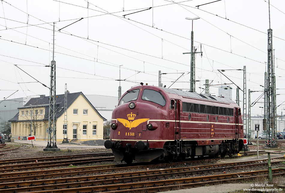 Seltener Besuch in Köln Bbf: Während sich Lokomotiven privater Bauunternehmen öfter mal in der Kölner Betriebsbahnhof 