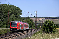 Auf dem "E-Netz Würzburg" kommen die "Möpse" der Baureihe 440.3 inzwischen recht zuverlässig zum Einsatz. Als RB 58035 (Jossa – Würzburg) habe ich den 440 087 zwischen Himmelstadt und Retzbach Zellingen fotografiert. 25.5.2011
