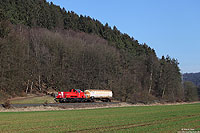 Am 20.3.2012 bekam ich meine erste „Gravita“ der Baureihe 261 vor die Linse! Zwischen Sarnau und Cölbe fährt die 261 051 mit einer Cargobedienung nach Marburg. 