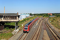 Im Dezember 2014 übernimmt die „erixx GmbH“ den Verkehr zwischen Hannover und Bad Harzburg. Ab diesem Termin entfallen die durchgehenden Züge zwischen Hannover und Halle. Am Morgen des 4.7.2014 fährt das aus dem 612-Doppel (612 622 und 612 013) gebildete RE3606 in Halberstadt ein. 