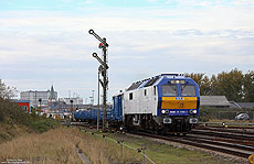 Seit 18.10.2016 verkehrt RDC planmäßig zwischen Niebüll und Westerland. Zunächst verkehren täglich nur zwei Zugpaare. Am Mittag des 26.10.2016 verlässt der „Autozug Sylt“ den Bahnhof Westerland. An Bord waren gerade mal 13 PKW und sechs Mitarbeiter der RDC…