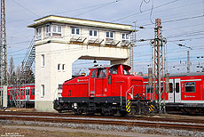 3670 103 Henschel 31195, 1966 als Leihlok in Düsseldorf Abstellbahnhof