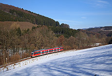 644 001 zwischen Wulmeringhausen und Brunskappel auf dem Weg nach Winterberg