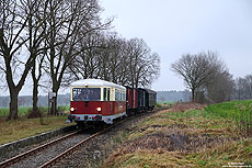 DHE121 auf der Museumaeisenbahn Delmenhorst - Harpstedt am Hp Groß Ippener