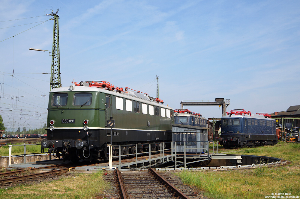 E50 091 auf dem Einheitsloktag des Vereins Baureihe E10 e.V. in Koblenz Lützel