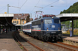 Vivat Viadukt 2019 Altenbeken Fahrzeugschau 110 469 von Train Rental International NX Ersatzzug