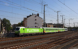 193 813 mit Flixtrain 1804 Köln Hbf – Hamburg Altona in Düsseldorf Hbf