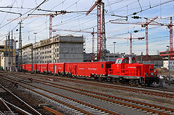 714 110 Umbau aus ex 714 006, ex 212 245 mit Tunnelrettungszug in Mannheim Hbf