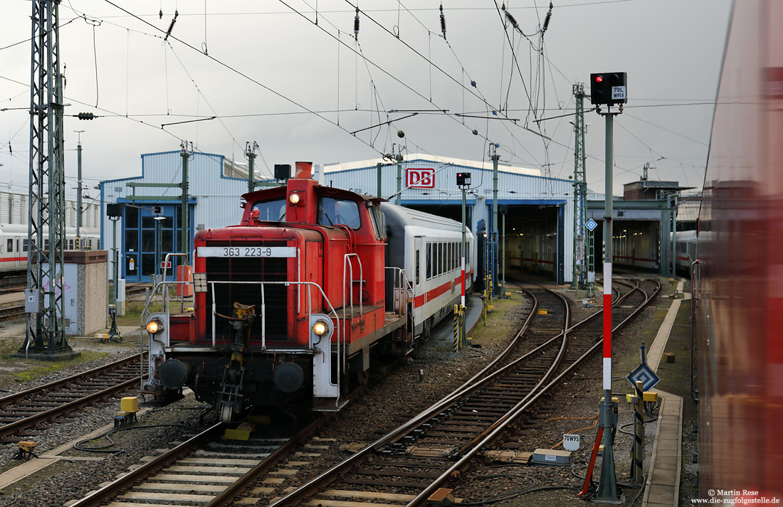 363 223 im Rangierdienst im Bahnhof Köln Bbf