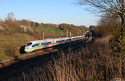 403 003 auf der Schnellfahrstrecke Köln - Rhein/Main bei Aegidienberg