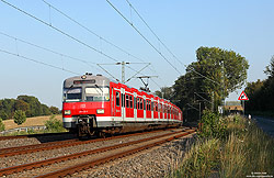 420 433 auf der S68 zwischen Gruiten und Hochdahl-Millrath