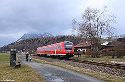 612 654 bei Altstötten auf der Strecke Immenstadt - Oberstdorf