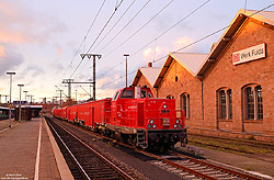 714 108 alias 9147 108 mit Tunnelrettungszug im Bahnhof Fulda