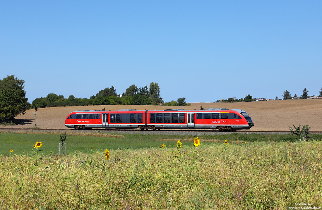 642 578 als RB13120 bei Reddelich auf der Strecke Rostock - Wismar