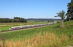 403 003 als ICE527 nach München bei Rosenbach
