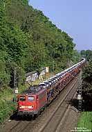 139 155 ex 110 255 auf der linken Rheinstrecke bei Bad Breisig