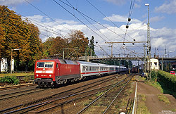 120 138 im herbstlichen Bahnhof Lingen
