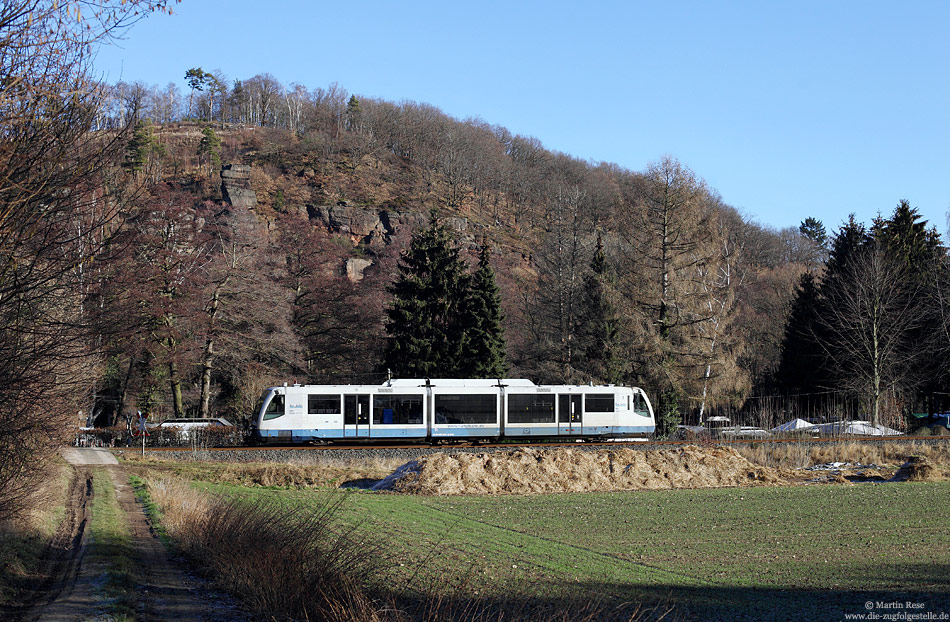 VT6.002 zwischen Üdingen und Untermaubach auf der Dürener Kreisbahn