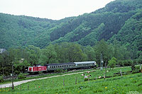 212 255 mit N7967 nach Heimbach bei Zerkall auf der Rurtalbahn