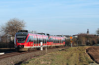 644 532 als RB11654 auf der Voreifelbahn mit Formvorsignal von Rheinbach