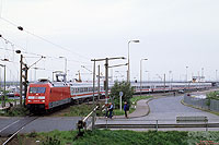 101 087 im Bahnhof Norddeich Mole