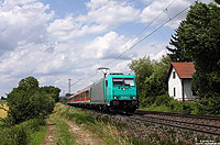 Bei Postbauer Heng war die 185 633 mit der S3 auf dem Weg nach Neumarkt. 16.6.2011