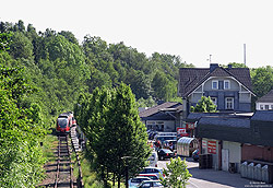 Ehemaliger Bahnhof Marienheide mit Empfangsgebäude