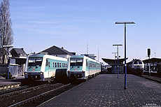 611 006 als RE nach Saarbrücken im Bahnhof Euskirchen