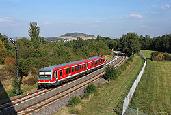 „Fahrt“ zeigt das östliche Einfahrsignal von Mendig für die RB12452 nach Kaisersesch, 17.9.2012. 