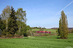 643 033 bei Mayen West auf der Pellenz-Eifel-Bahn