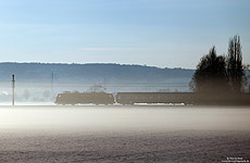 Am kalten 8.12.2012 habe ich den IC2217 (Stralsund – Stuttgart) zwischen Sechtem und Brühl in Szene gesetzt.