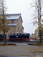 Lok11 der Mansfelder Bergwerkbahnen am 1.11.2004 in Klostermansfeld