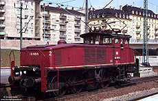 160 005 im Bahnhof Heidelberg Hbf